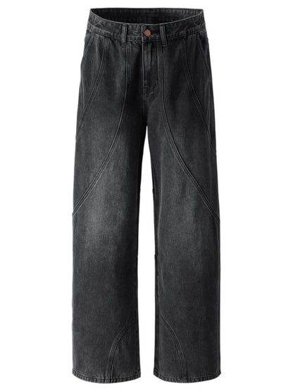 Trendsi Wide Leg Baggy Jeans in Black with a Comfortable Fit and Stylish Design