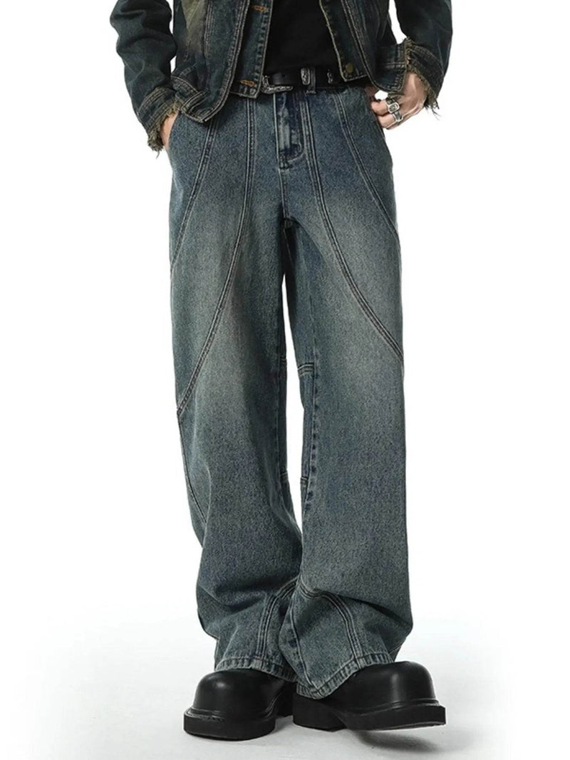 Trendsi Wide Leg Baggy Jeans in denim with a relaxed fit and stylish design for casual wear