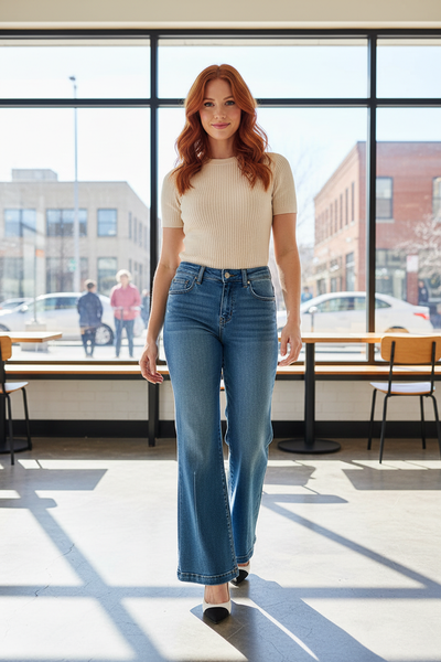 Wide Leg Jeans Lifestyle Image 2