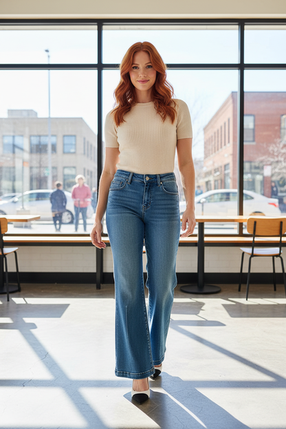 Wide Leg Jeans Lifestyle Image 2