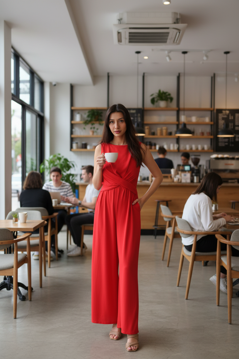 Woman at coffee shop - correct Shopify format