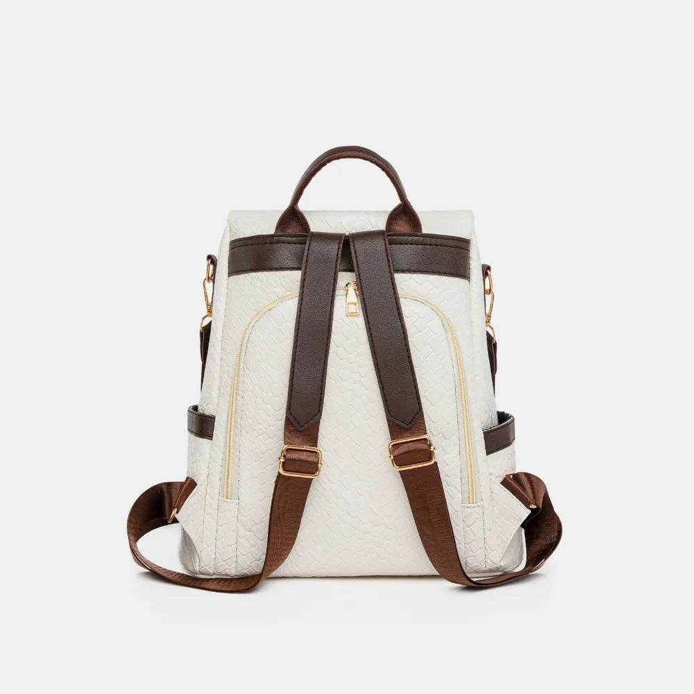 Trendsi Woven Backpack Handbag with dual straps and elegant design for stylish everyday use