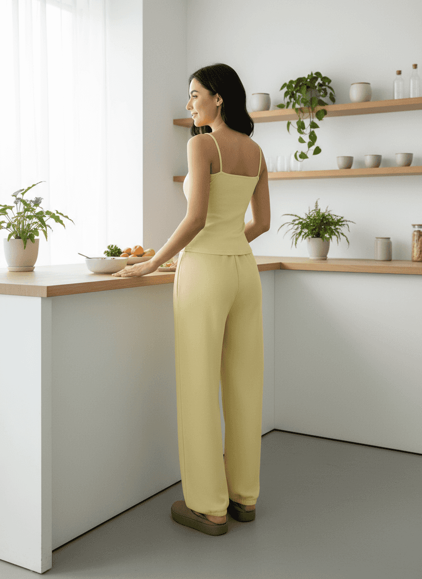 Cami & Wide Leg Pants Set - Soft Lounge Outfit - Fashions Envy